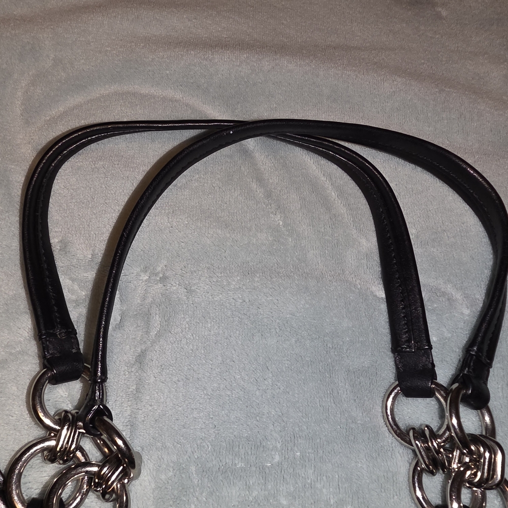 Coach Black Signature Shoulder Bag - Picture 14 of 16